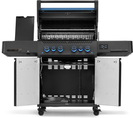 50thAnniversary Edition Prestige 500 Includes Commemorative Cover, Apron and Tool Set , Propane, Black and Blue