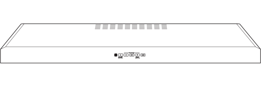 GE® 36" Under The Cabinet Hood