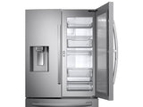 23 cu. ft. Counter Depth 3-Door French Door Food Showcase Refrigerator in Stainless Steel