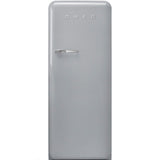 Approx 24" 50'S Style Refrigerator with ice compartment, Silver, Right hand hinge