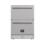 Forno Cosenza 24" Built-In Indoor/Outdoor Drawer Freezer with Ice Maker, 4.69 cu.ft.