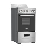 Avanti 20-Inch Freestanding Electric Range with Ceramic Glass Cooktop, in Stainless Steel (CERU200P3S)
