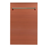 ZLINE 18 in. Dishwasher Panel with Traditional Handle (DP-18) [Color: Unfinished Wood]