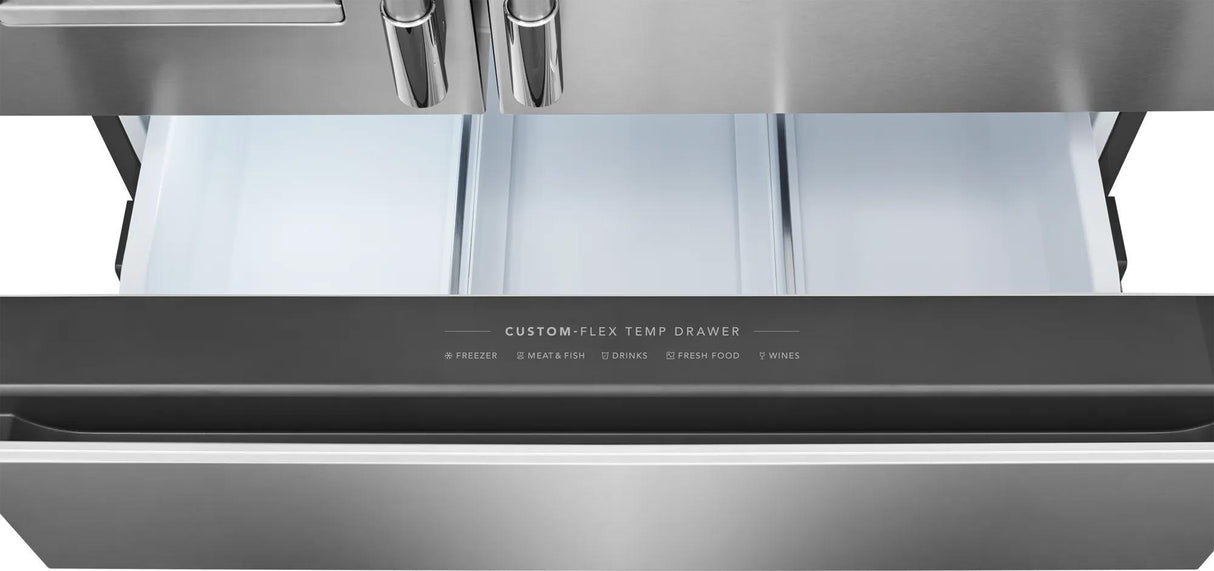 21 Cu. Ft. Counter-Depth 4-Door French Door Refrigerator