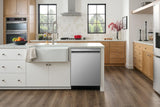 24-inch Wide QuadWash™ Front Control Dishwasher - Stainless Steel