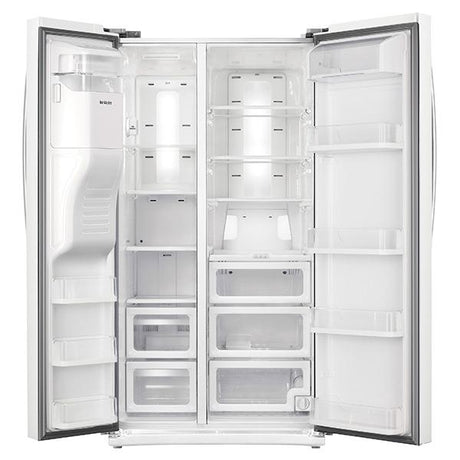 36"-Wide 24.5 cu. ft. Capacity Side-By-Side Refrigerator with CoolSelect Zone (White)