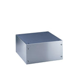 Closed plinth For ergonomic loading and unloading of the washing machine and dryer.