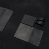 Grilling Apron - Black Canvas & Leather L