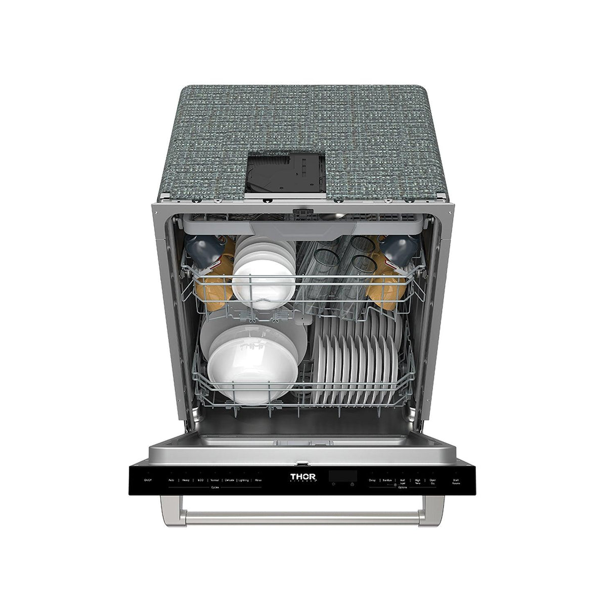 24 Inch Top Control Built-in Dishwasher In White