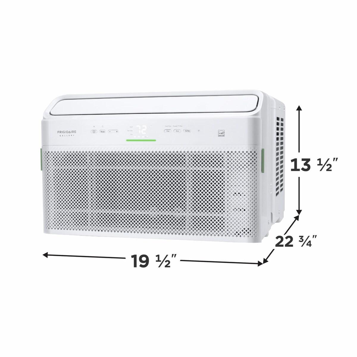 10,000 BTU U-Shape Window Room Air Conditioner with Inverter and Wi-Fi (Energy Star)