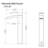 ZLINE Heavenly Bath Faucet (HVN-BF) [Color: Brushed Nickel]
