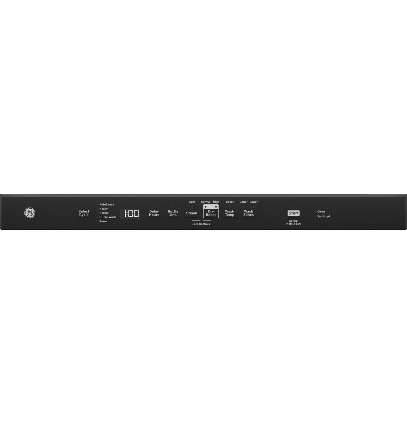 GE® ENERGY STAR® Top Control with Plastic Interior Dishwasher with Sanitize Cycle & Dry Boost