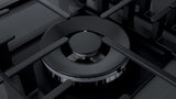 Benchmark® Gas Cooktop 30'' Tempered glass, Dark silver
