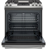 GE® 30" Slide-In Front Control Gas Range