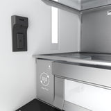 36 Inch Counter Depth Freestanding French Door Refrigerator With Internal Water and Ice