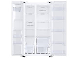 27.4 cu. ft. Large Capacity Side-by-Side Refrigerator in White