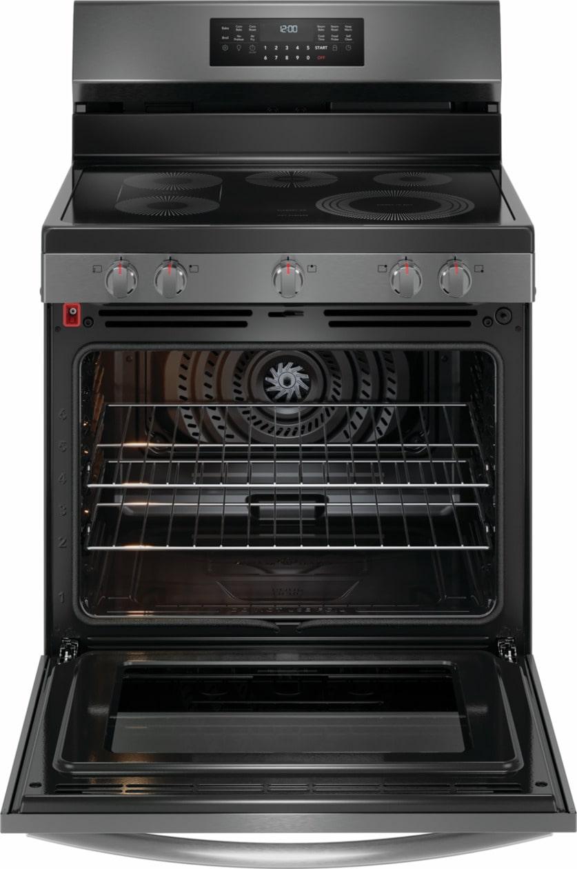 30" Rear Control Electric Range with Total Convection