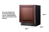 27" Wide Built-in All-refrigerator (panel Not Included)