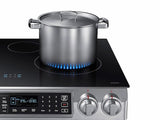 5.8 cu ft. Smart Slide-in Induction Range with Virtual Flame™ in Stainless Steel