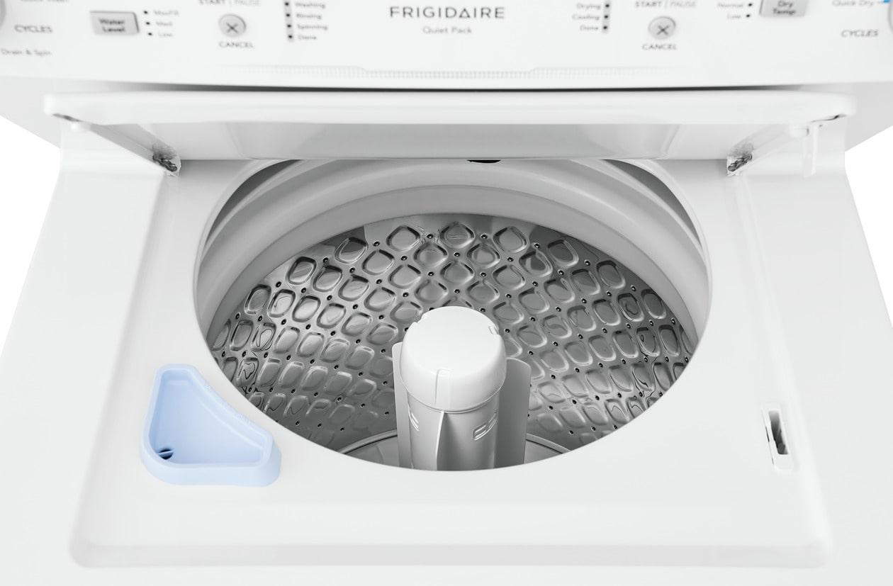 Electric Long Vent Stacked Laundry Center - 3.9 Cu. Ft Washer and 5.5 Cu. Ft. Dryer