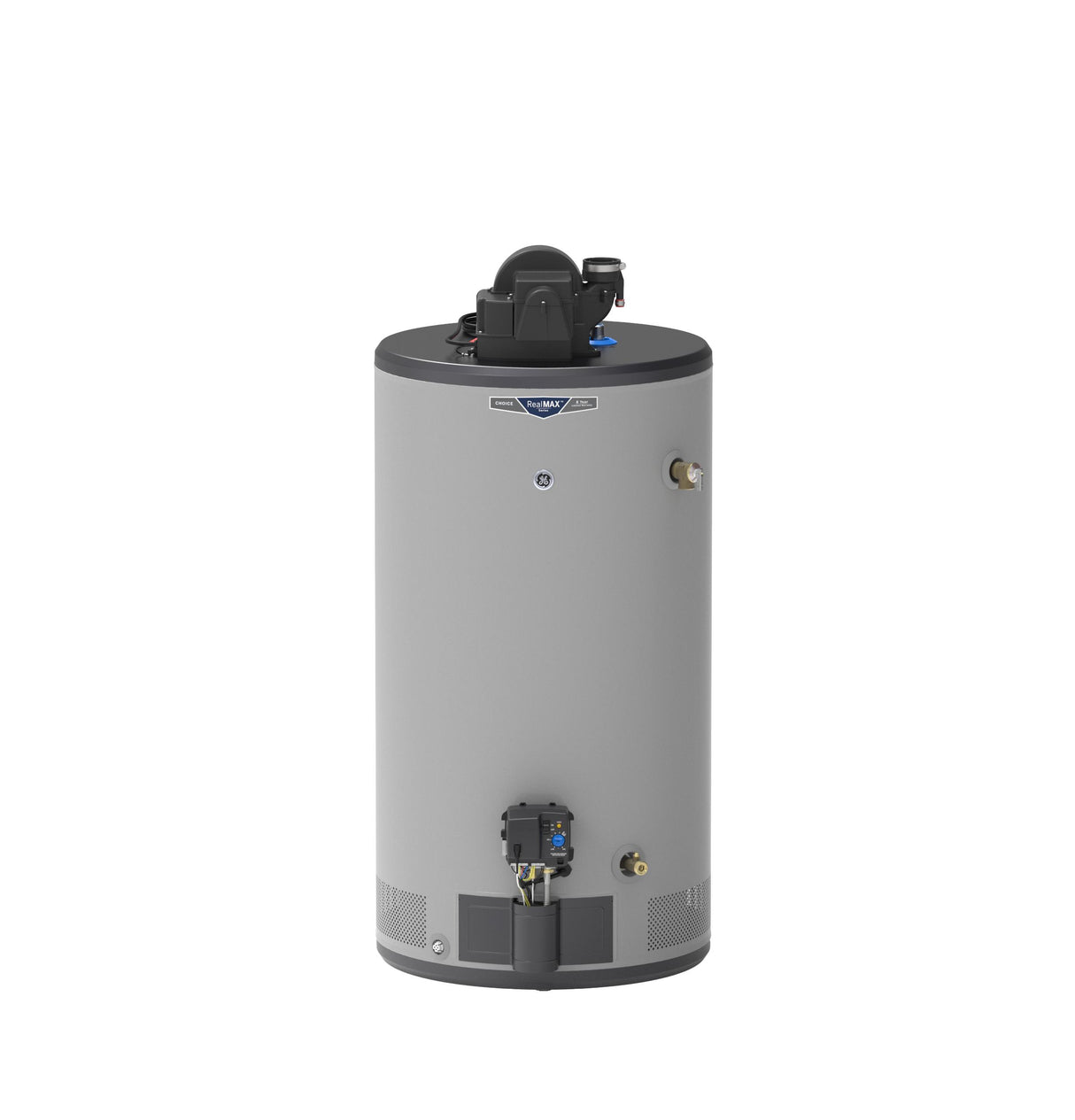 GE RealMAX Choice 50-Gallon Short Liquid Propane Power Vent Water Heater