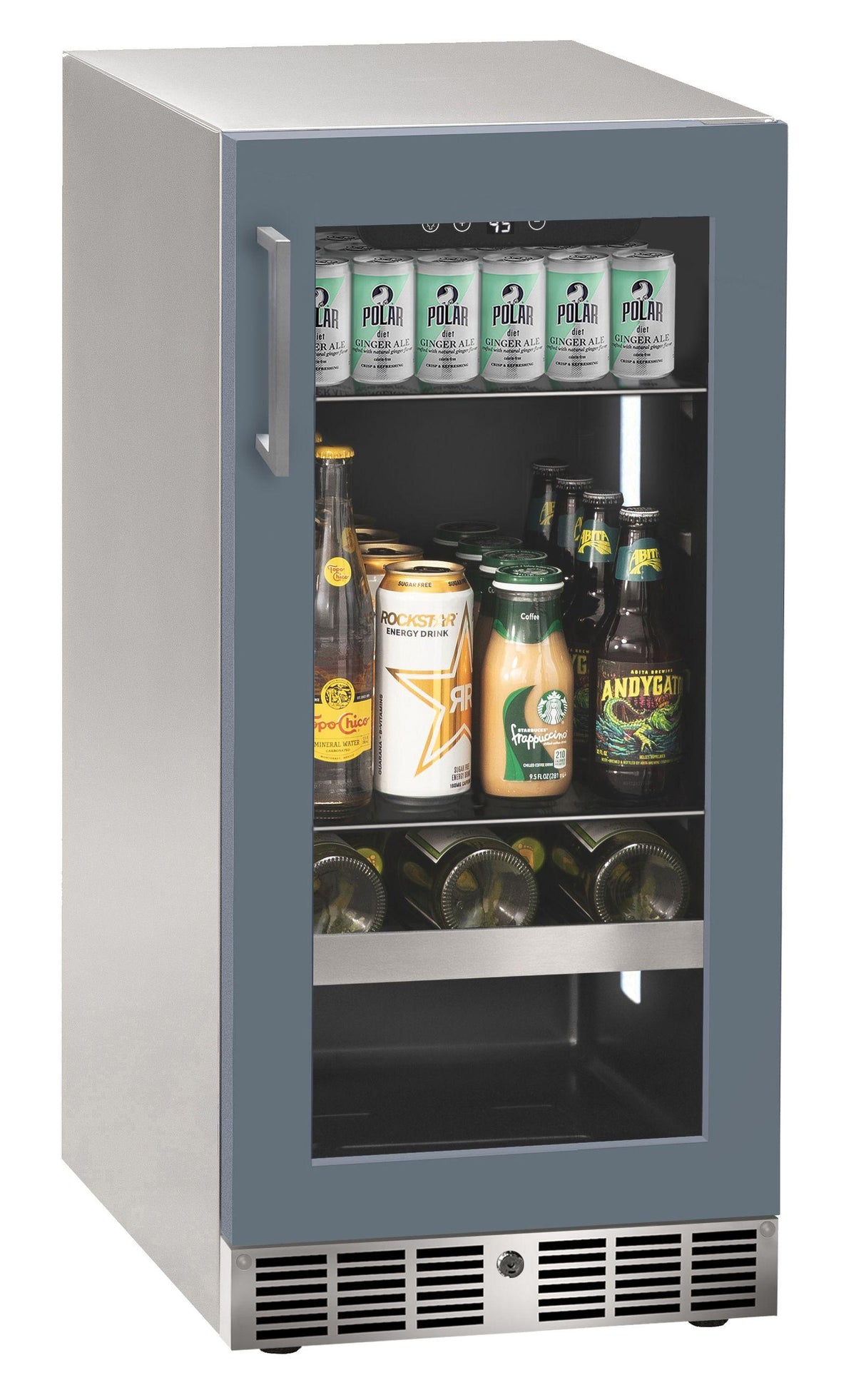 15 inch Beverage Center with Door Style - Panel Ready Frame Glass