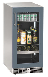 15 inch Beverage Center with Door Style - Panel Ready Frame Glass