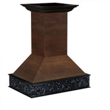 ZLINE 36" Wooden Wall Mount Range Hood in Antigua and Walnut (9373AR-36)