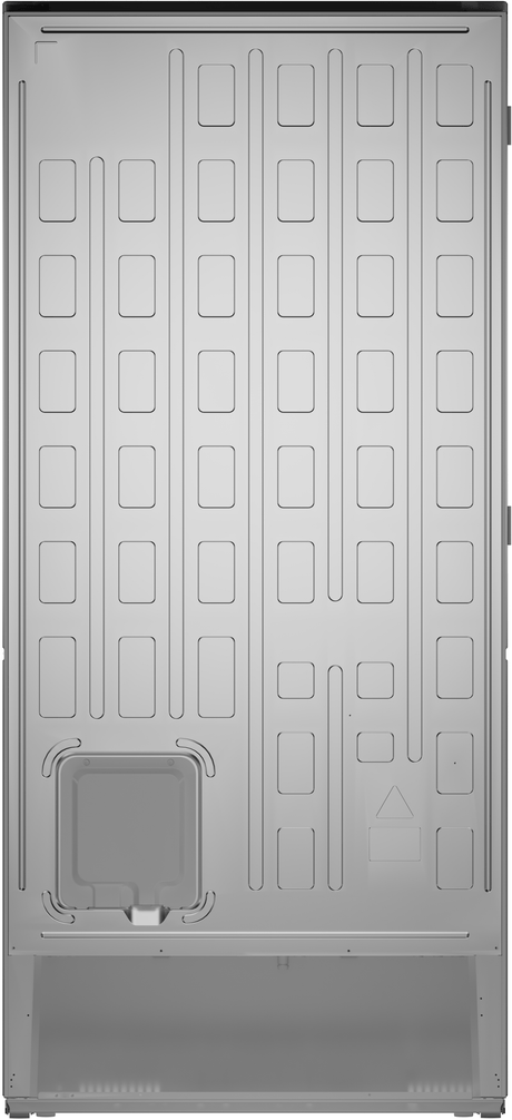 100 Series, free-standing fridge-freezer with freezer at bottom, Brushed steel (with anti-fingerprint), Total No Frost