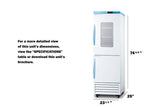 24" Wide Performance Series All-refrigerator/all-freezer Combination