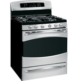 GE Profile 30" Free-Standing Gas Range with Baking Drawer
