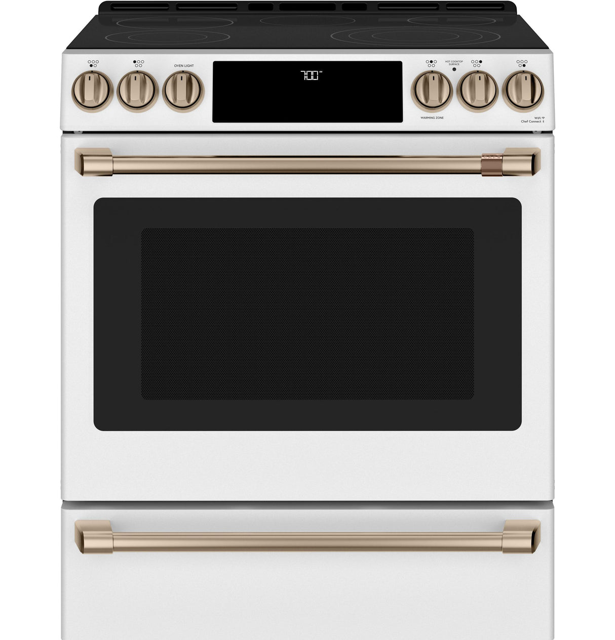 Café™ 30" Smart Slide-In, Front-Control, Radiant and Convection Range