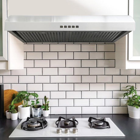 30" 400 CFM Under Cabinet Range Hood White