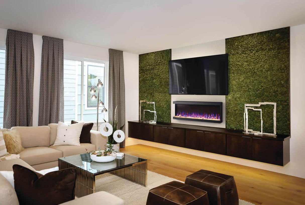 Trivista? Pictura 50 Three-Sided Wall Hanging Electric Fireplace