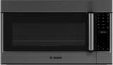 800 Series Over-The-Range Microwave 30" Left SideOpening Door, Black Stainless Steel
