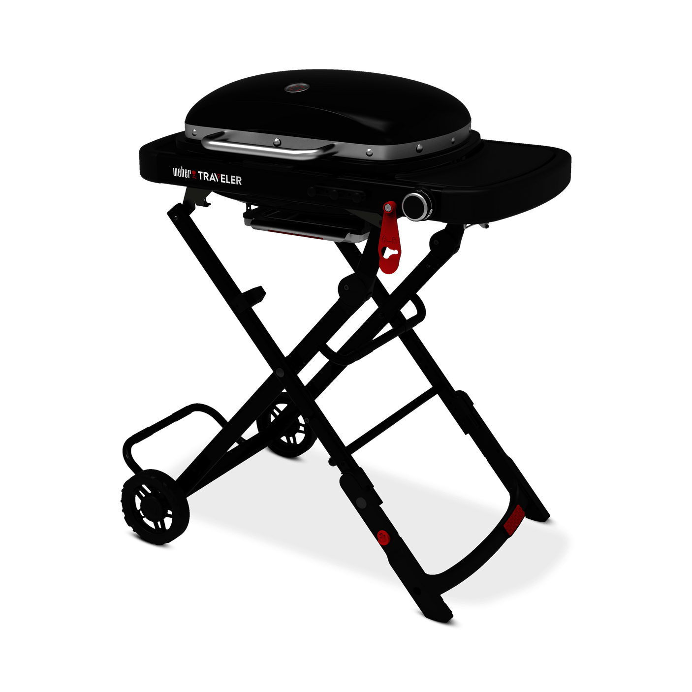 WEBER 1500460 Weber Traveler® Compact Portable Gas Grill Black