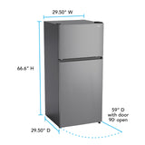 Avanti Frost-Free Apartment Size Garage Ready Refrigerator, 18.0 cu. ft. Capacity, in Stainless Steel (AVFF18DLJ0SS)