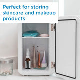 Danby 7.4L Mini Fridge with Mirror & Light in White