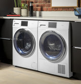 Haier ENERGY STAR® 4.1 cu.ft. Capacity Smart 24" Ventless Condenser Frontload Electric Dryer with Stainless Steel Basket