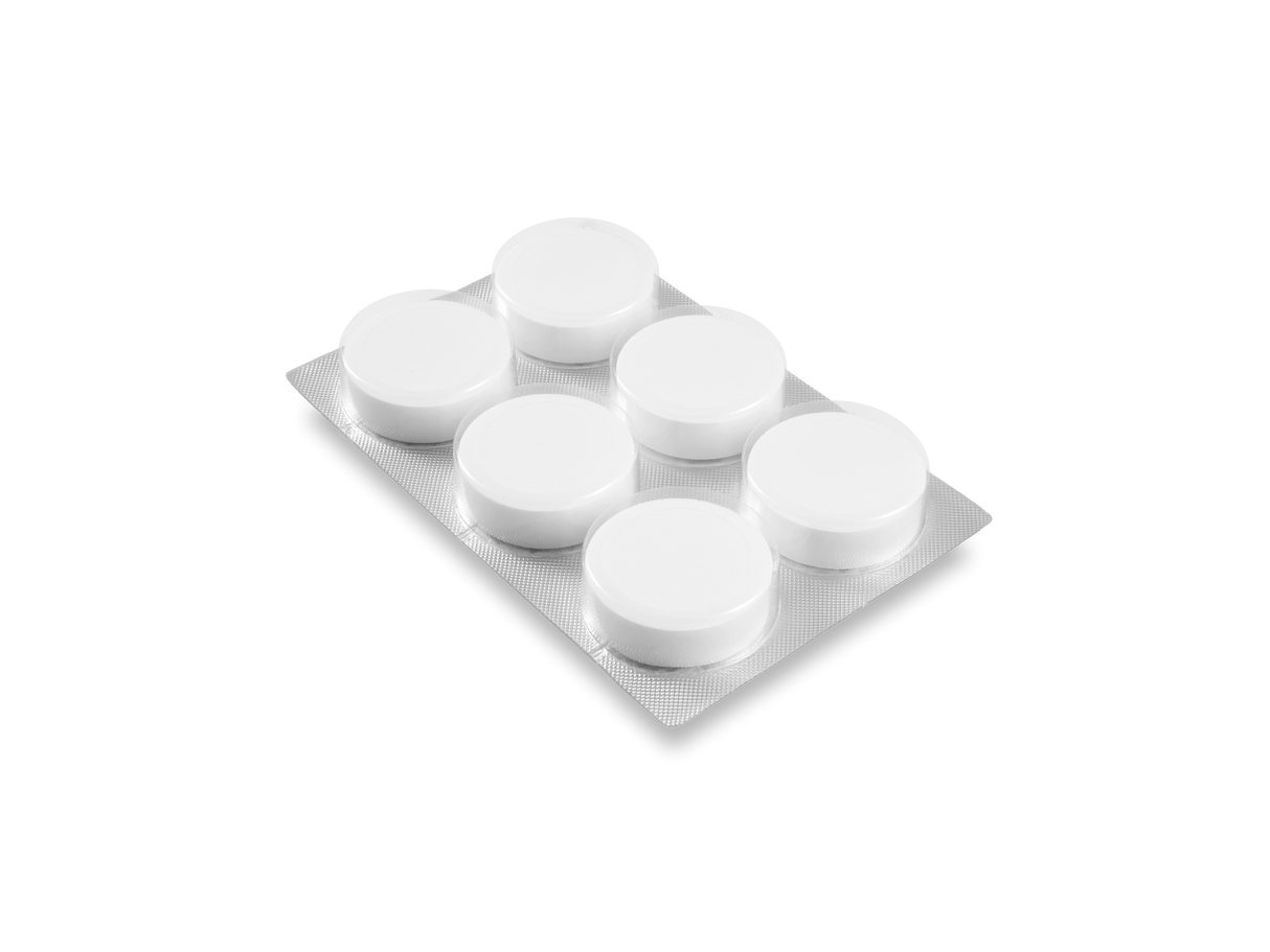Descaling tablets, 6 tablets - for coffee machine, steam oven, FashionMaster, oven/range with Moisture Plus.