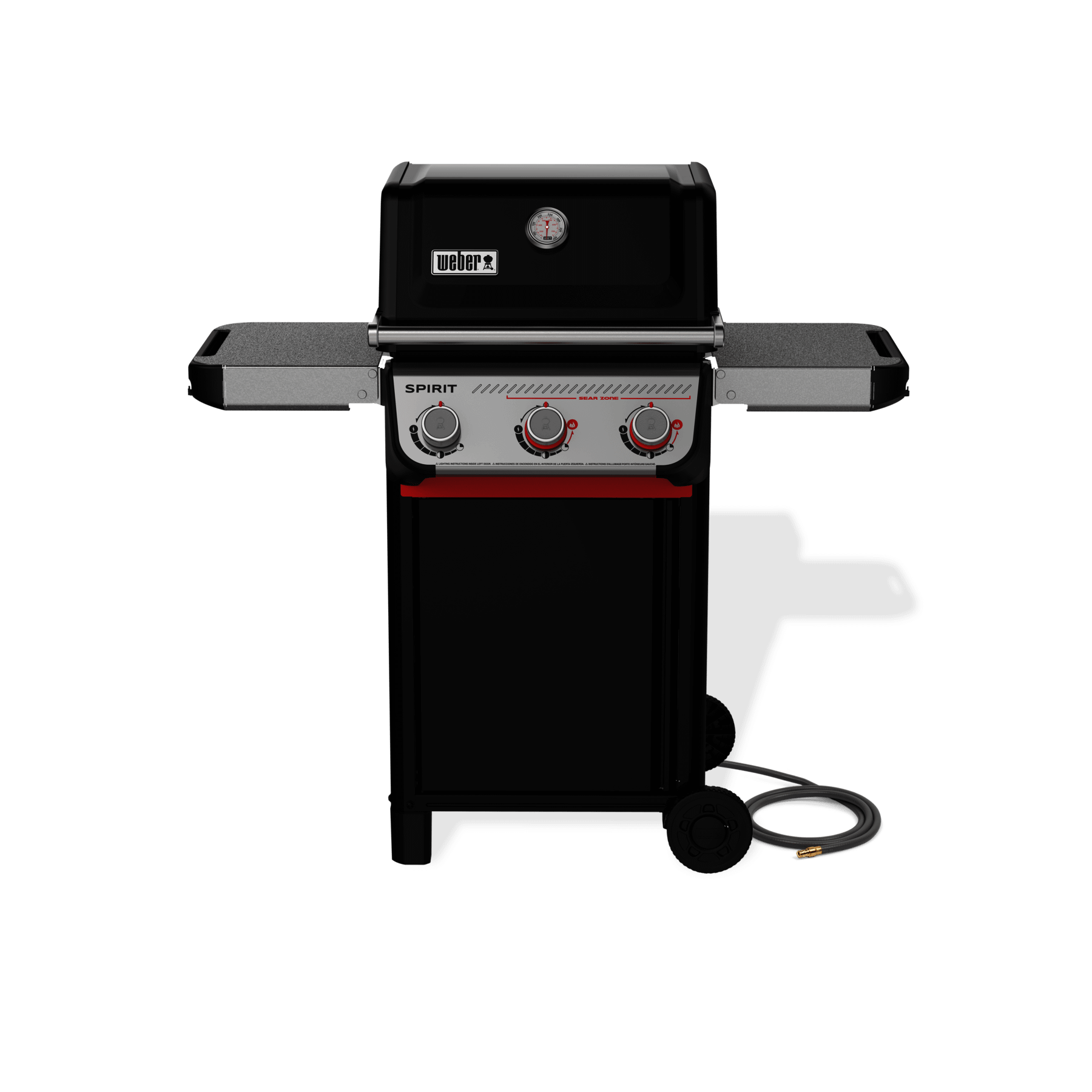 Spirit® E-325 Gas Grill (Natural Gas) - Black