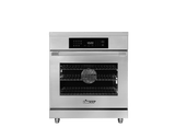 30" Induction Pro Range, Silver Stainless Steel