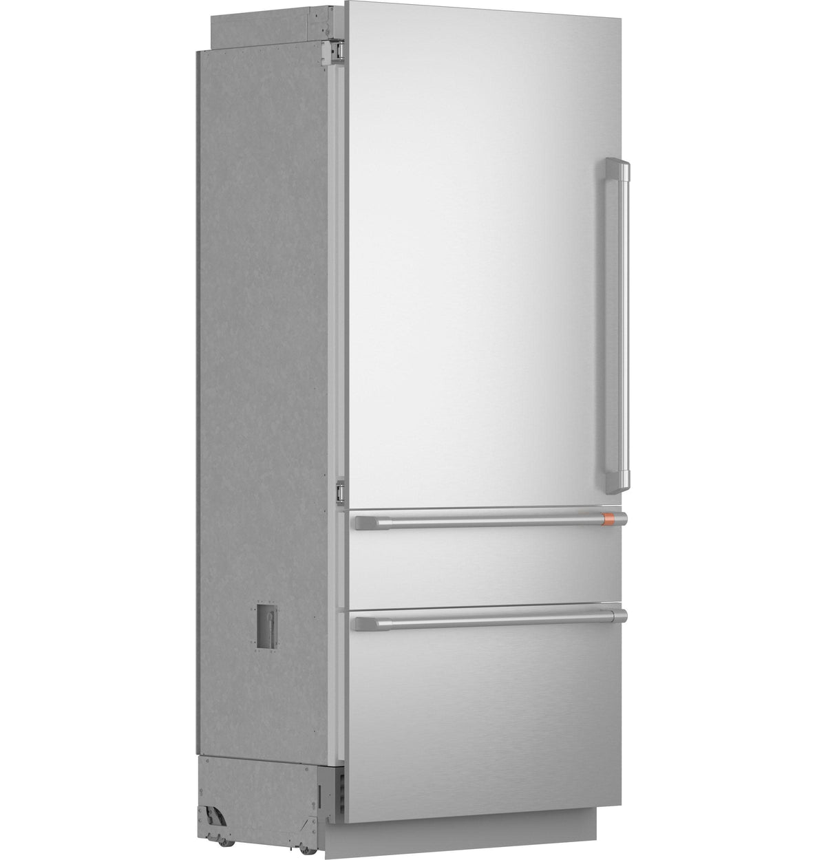 CAFE™ 36" Panel-Ready Integrated Bottom-Freezer Refrigerator - Left Swing