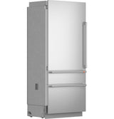 CAFE™ 36" Panel-Ready Integrated Bottom-Freezer Refrigerator - Left Swing