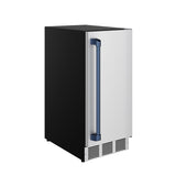 15 Inch Undercounter Built-in/freestanding Ice Maker In Stainless Steel/blue  Gordon Ramsay Series
