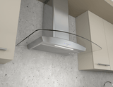 Ravenna, Wall, 90cm, SS+Clear Glass, ACT, LED