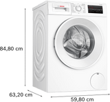 300 Series Compact Washer , White