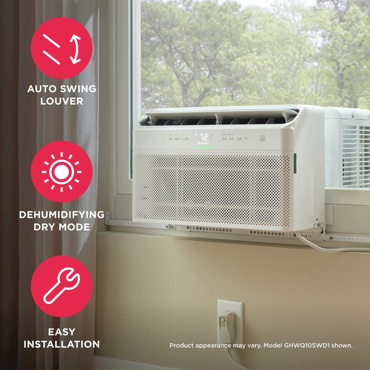 10,000 BTU U-Shape Window Room Air Conditioner with Inverter and Wi-Fi (Energy Star)