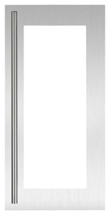 Stainless Door Wrap With Bar 15in Glass