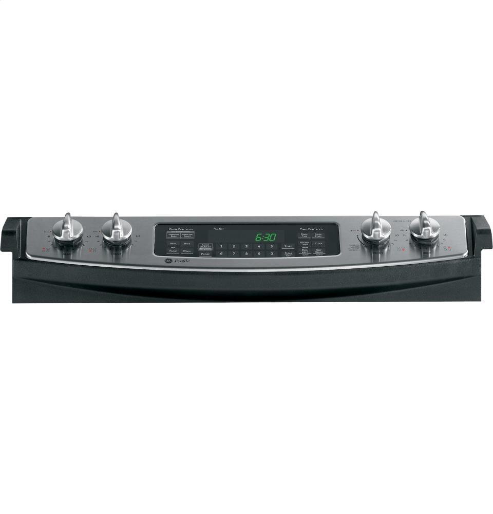 GE Profile Series 30" Dual Fuel Slide-In Range